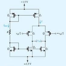 1592_circuit for a differential amplifier.jpg